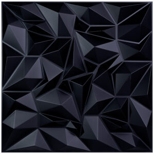 Panel 3D Diamante Negro