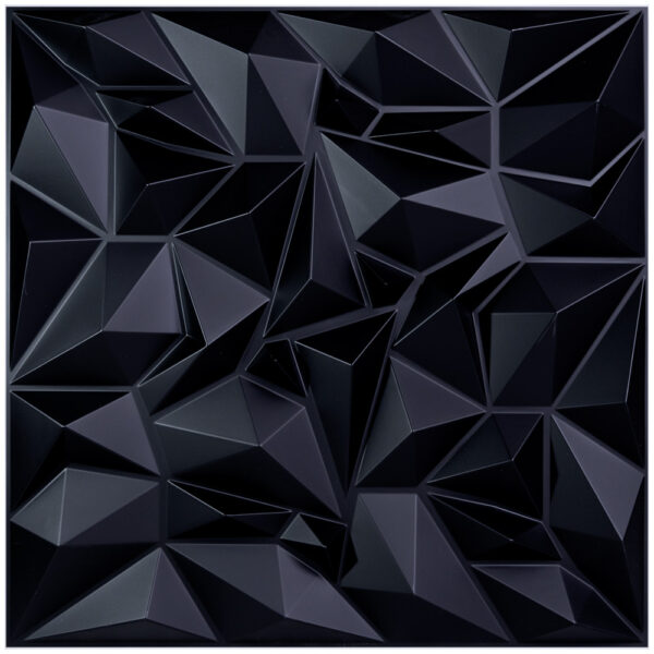 Panel 3D Diamante Negro