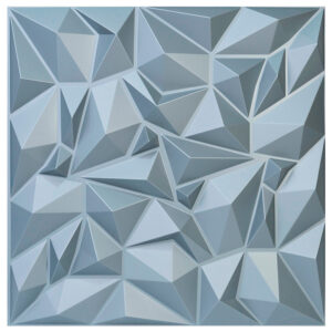 Panel 3D Diamante Plomo