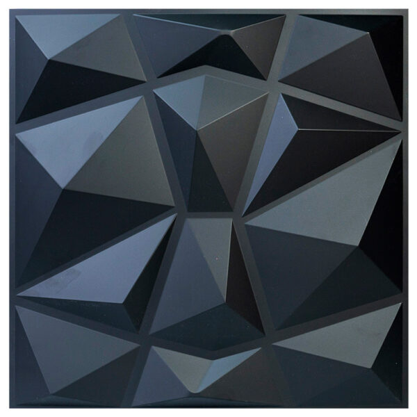 Panel 3D Diamante Negro Cod#02