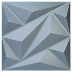 Panel 3D Diamante Plomo S188